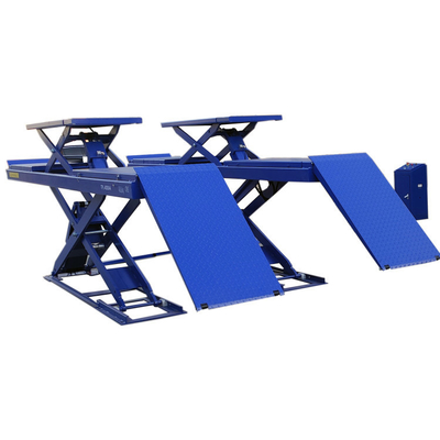 Ultra Thin Small Car Lifter met dubbele cilinder Hydraulische Lift Lifting Capaciteit 4000kgs