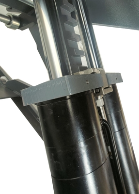 Klantverzoek 3,5 ton draagbare mid-rise auto schaarlift voor garage hydraulische lift