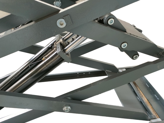 Klantverzoek 3,5 ton draagbare mid-rise auto schaarlift voor garage hydraulische lift