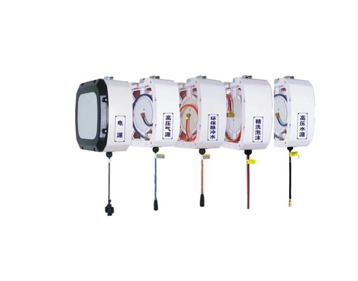 Op maat gemaakte Spanning 380V Watergas Elektrische Combinatie Slang Reel Doos Auto Wasmachine Reel