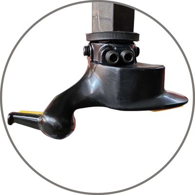 Elektrische touchless swing arm montage bandwisselaar voor 10-20 '' 12-24' auto band fitting