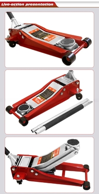 Automobiele banden reparatie lichtgewicht 3 ton aluminium pneumatische race vloer jack voor auto's