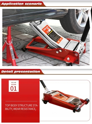 Automobiele banden reparatie lichtgewicht 3 ton aluminium pneumatische race vloer jack voor auto's