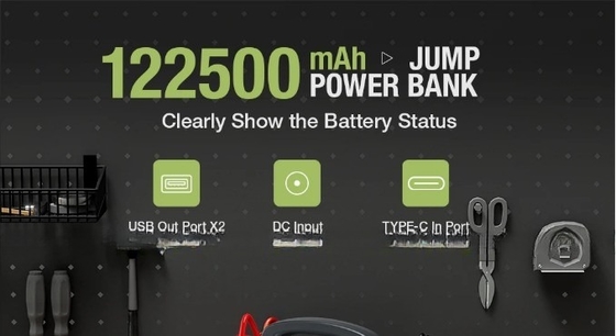 JB10000 10000Amp 64000mAh Car Jump Starter Nood auto handgereedschap voor snel opladen