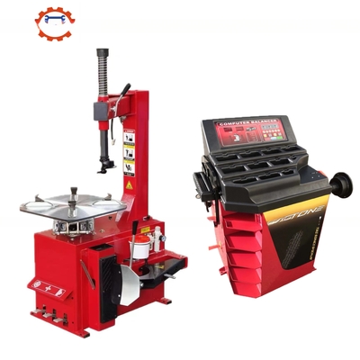 Eenvoud van de bediener 0,75kw/1,1kw Motor Power Car Wheel Balance voor Workshop Machines