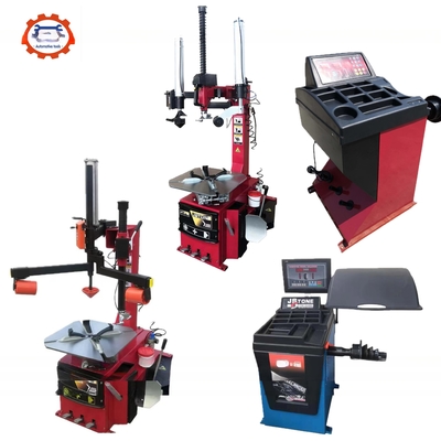 Eenvoud van de bediener 0,75kw/1,1kw Motor Power Car Wheel Balance voor Workshop Machines
