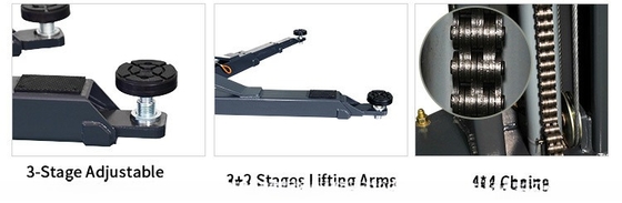 Dubbelcilinder Hydraulische Lift Sunm Car Lifter voor twee post Car Lifting Aanpassing