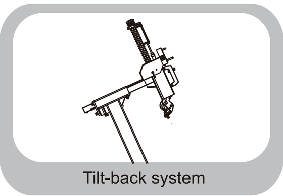 Maximale wieldiameter 1000 mm CE goedgekeurde semi-automatische schommelarm hydraulische bandwisselaar