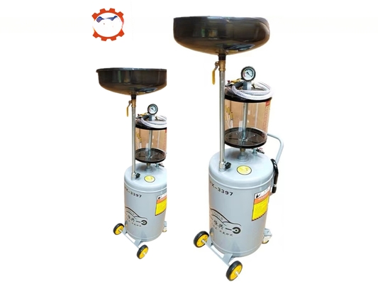 80L capaciteit Hydraulische gereedschappen onder druk olie afvoer tank Roterende pomp Vacuüm olie lift drainer