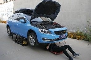 3500 kg capaciteit Hydraulische cilinder draagbare snelle auto schaar lift voor auto reparatie