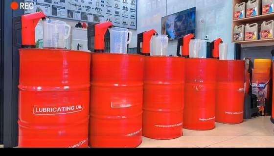 Laagdruk Draagbare gietijzeren trommelpomp Tank Zuig olie Diesel dispensatie Handmatige overdracht hefboom handvatpomp