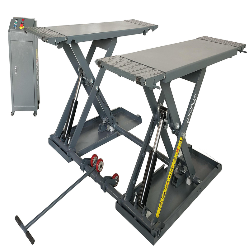 3500 kg capaciteit Dubbelcilinder Hydraulische Lift voor Garage Draagbare Auto Lifting Machine
