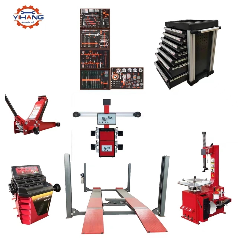 Motorvermogen 0.75kw/1.1kw Volledige set 3D Vierwiel Alignment Machine voor reparatie werkplaats