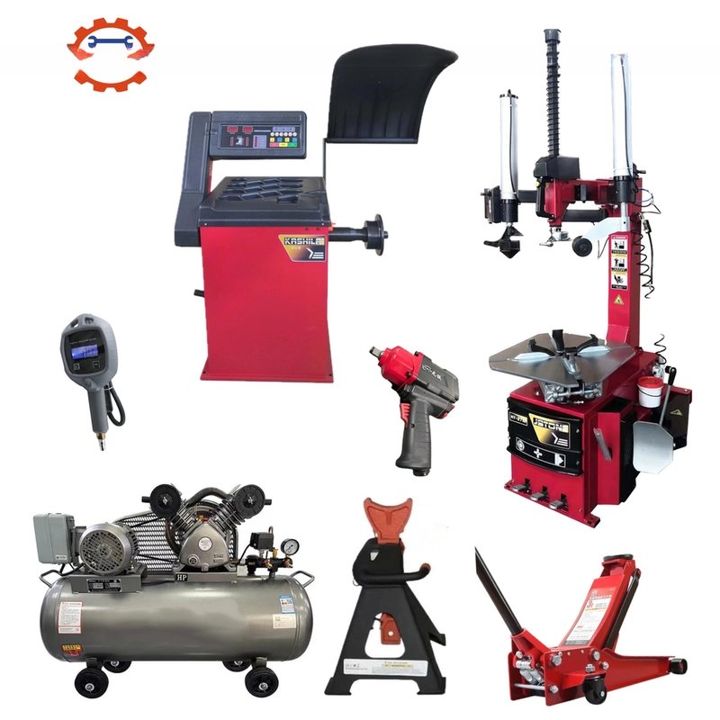 12&quot;-24&quot; binnen Klem Auto Repair Equipment Workshop banden wisselmachine wiel balancer wiel combo
