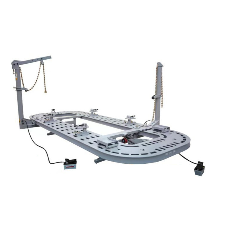 Auto Body Repair Auto Frame Machine met 5600cm werktafellengte en 550cm bankhoogte