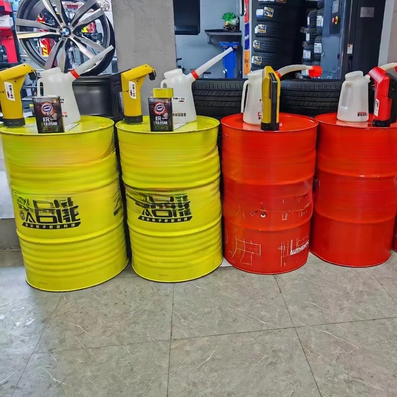 Oliepomp met handkruk met slot van aluminium voor diesel/kerosine/lube/machineolie Jaar 2012-