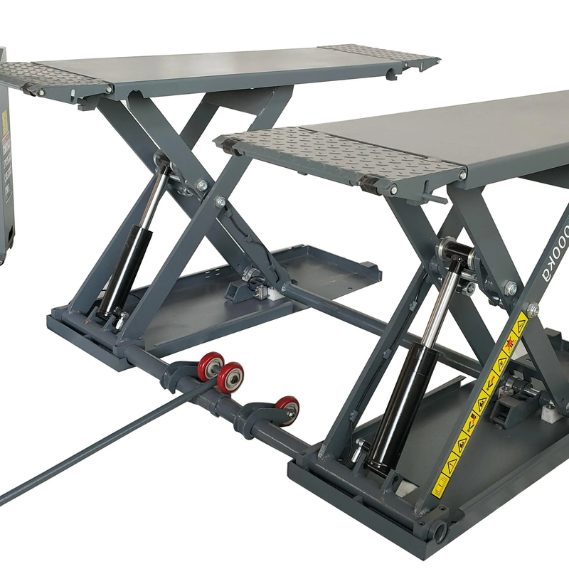 Doppelcilinder hydraulische lift voor autoverwasser SCISSOR Autolift Gebruikte auto schaarlift
