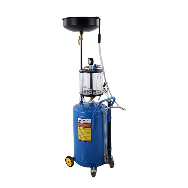 Auto-motor olie zuigmachine met een capaciteit van 80L en telescopische afval olie afvoer tank